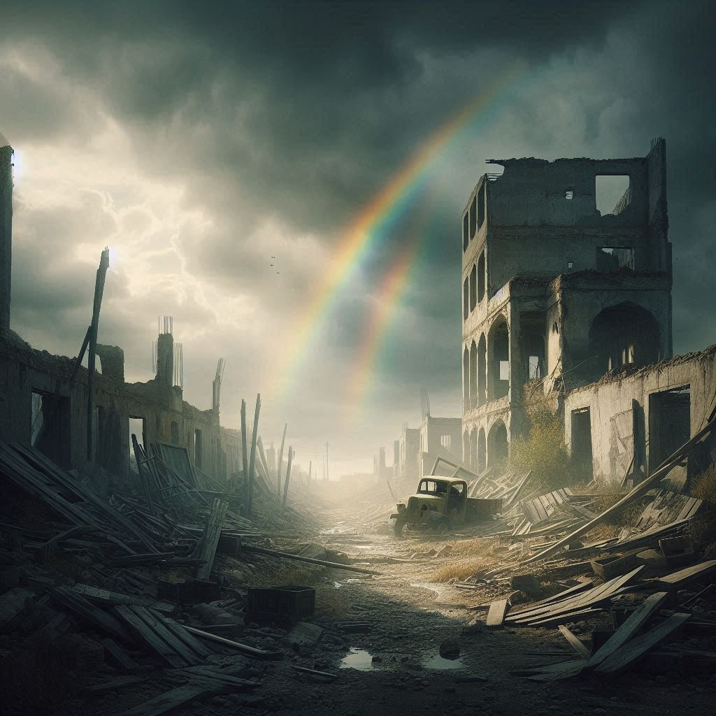 Rainbow over the Ruins
